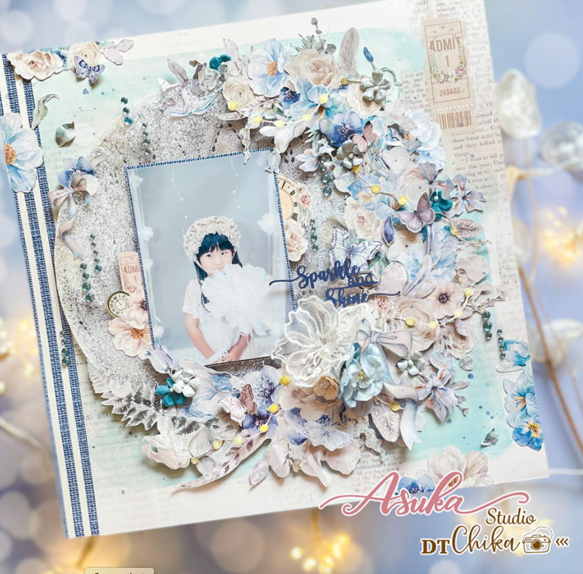 12 x 12 Denim Daydream Collection paper pack - Image 11